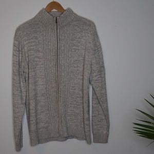 High Neck Structure Sweater